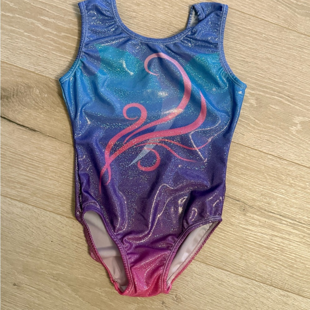 Colorful Swirl Gymnastics Leotard